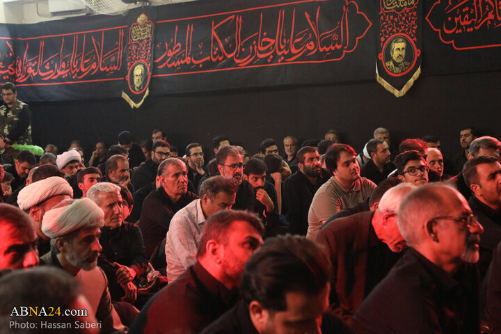 Photos: Third night of Imam Hussain mourning ceremony held by Arts and Media Heyaat in Qom