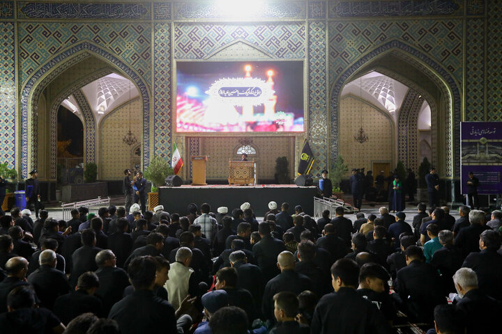 Photos: Afghan migrant mourning groups gather at Imam Reza Shrine