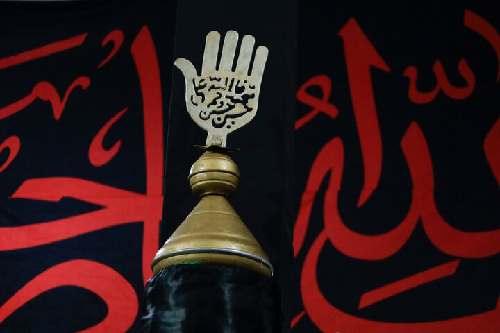 Photos: Musa ibn Jafar mourning group gathers at Imam Reza Shrine