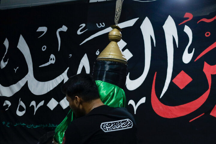 Photos: Musa ibn Jafar mourning group gathers at Imam Reza Shrine