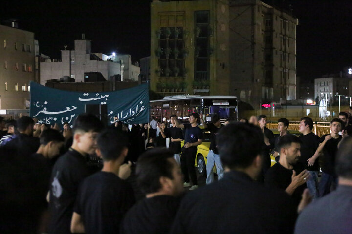 Photos: Musa ibn Jafar mourning group gathers at Imam Reza Shrine