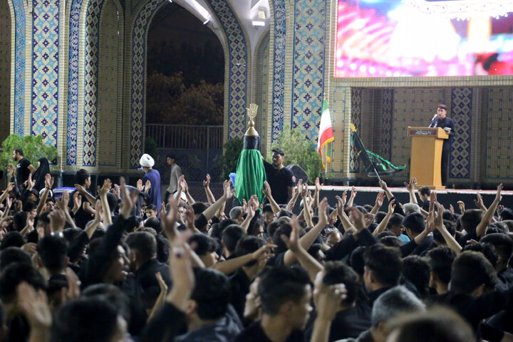 Photos: Musa ibn Jafar mourning group gathers at Imam Reza Shrine