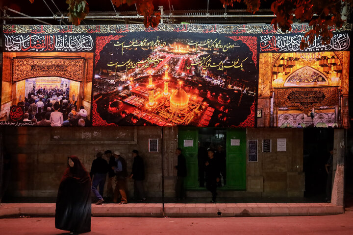 Photos: Musa ibn Jafar mourning group gathers at Imam Reza Shrine