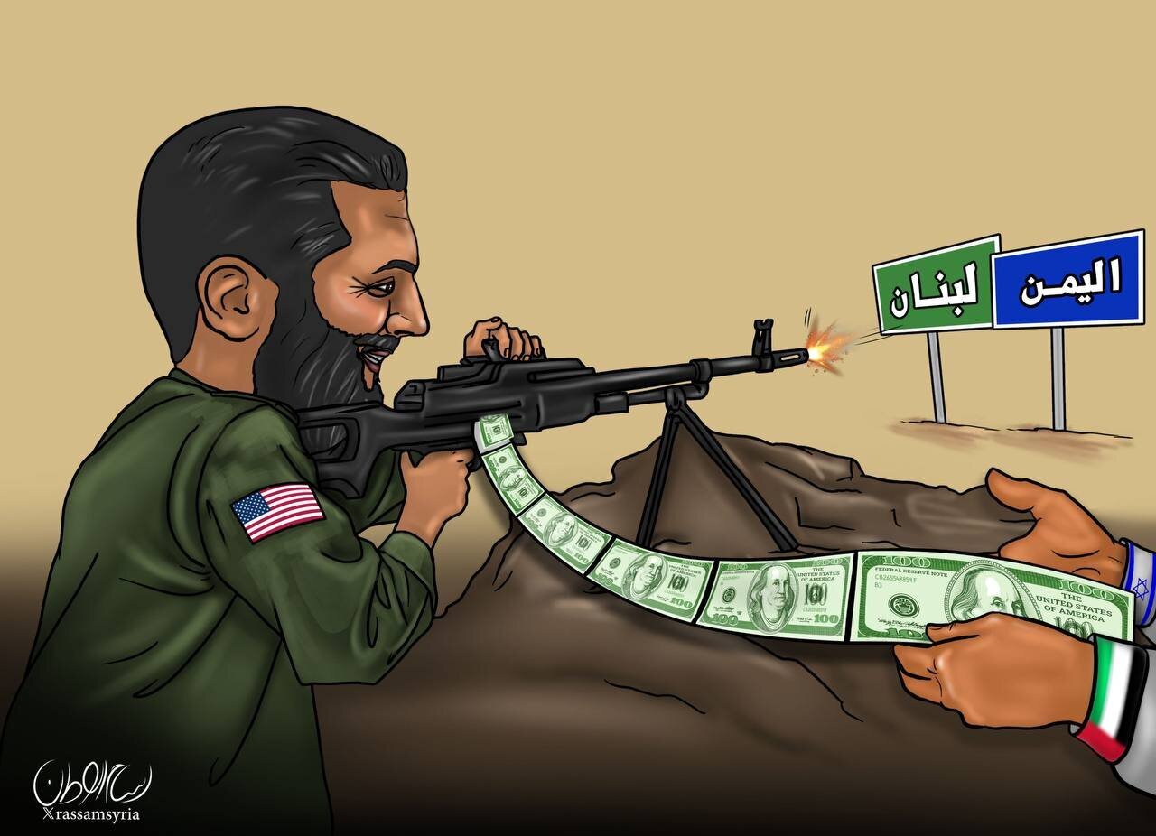 کاریکاتور | جولانی در خدمت اهداف آمریکا