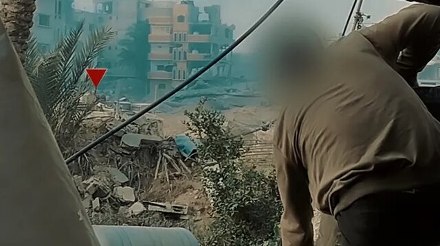 ویدیو | حمله مقاومت فلسطین به ۲ تانک دشمن در جنوب غزه