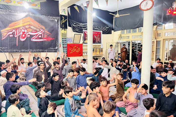 مراسم عزاداری شب هفتم شهدای کربلا در قندهار افغانستان