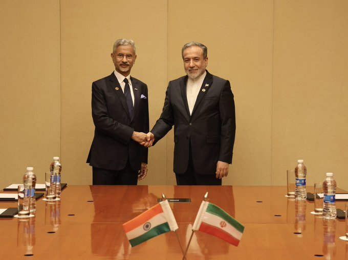 “Good to catch up” Indian FM meet Iranian FM at SCO summit in China