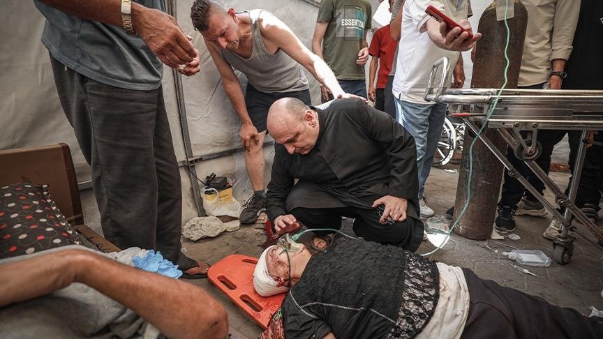 Israeli airstrike kills two civilians at Holy Family Church in Gaza