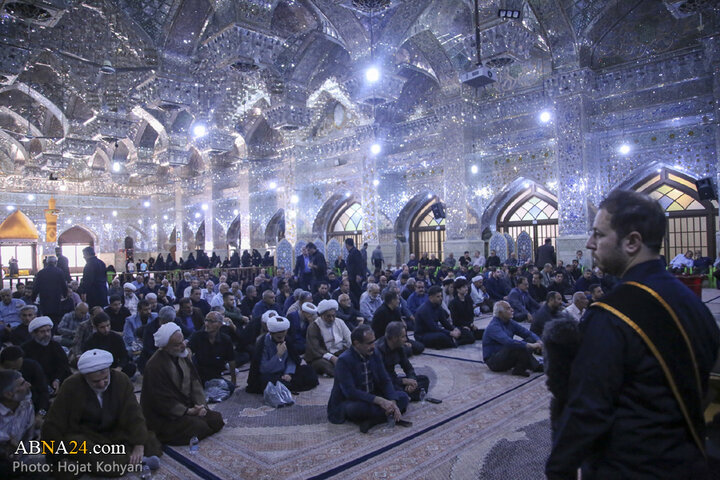 مراسم بزرگداشت مرحوم آیت الله موحد در سومین حرم اهل بیت(ع)