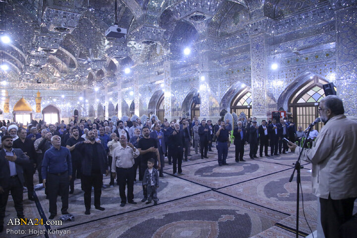 مراسم بزرگداشت مرحوم آیت الله موحد در سومین حرم اهل بیت(ع)