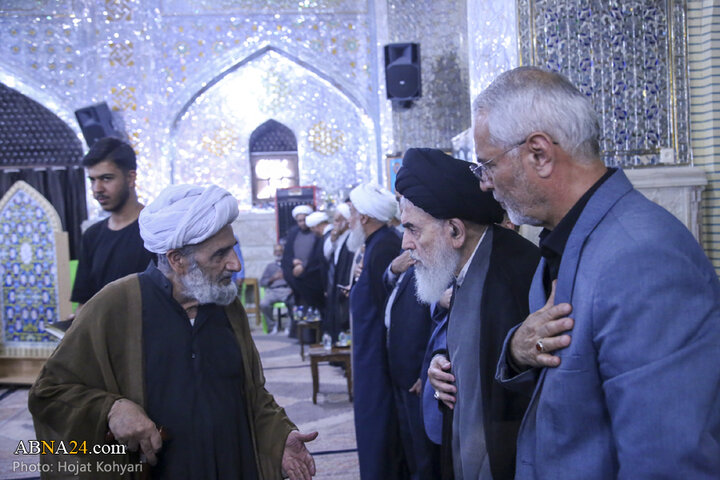 مراسم بزرگداشت مرحوم آیت الله موحد در سومین حرم اهل بیت(ع)