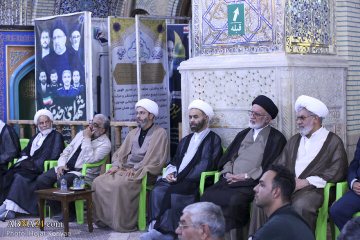 مراسم بزرگداشت مرحوم آیت الله موحد در سومین حرم اهل بیت(ع)
