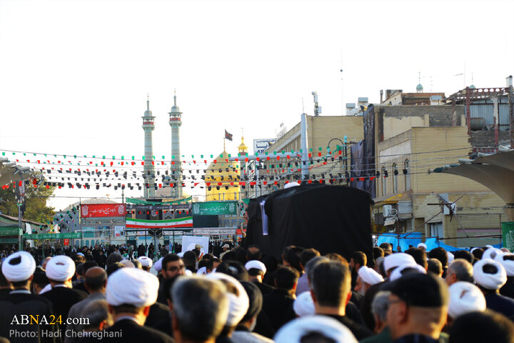 گزارش تصویری | مراسم تشییع پیکر مرحوم آیت الله نعیم‌آبادی در شهر قم
