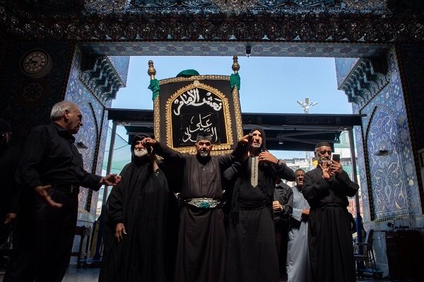 تشییع نمادین پیکر امام سجاد (ع) در کربلا