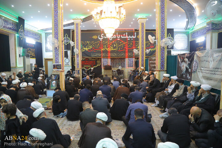 مراسم ترحیم مرحوم آیت‌الله نعیم آبادی در شهر قم