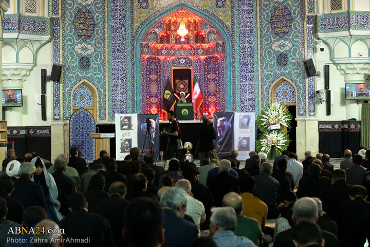 مراسم اربعین دانشمند هسته‌ای شهید محمدمهدی طهرانچی در حرم حضرت عبدالعظیم(ع)