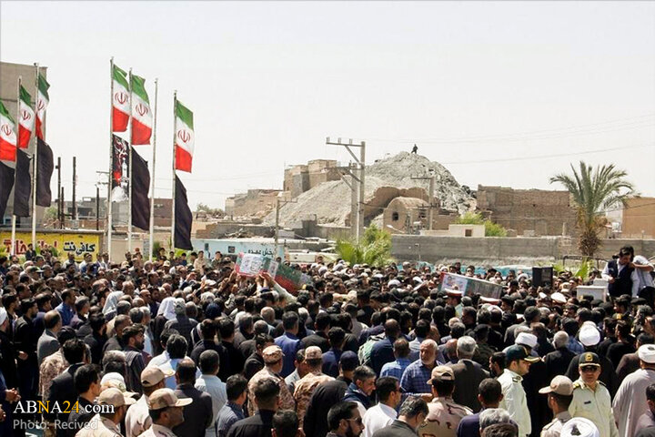 تشییع پیکر شهدای حمله تروریستی به دادگستری زاهدان
