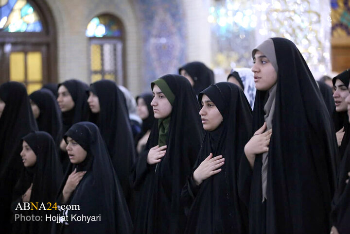 گزارش تصویری | آیین بدرقه 400 دانش آموز شیرازی به اربعین حسینی