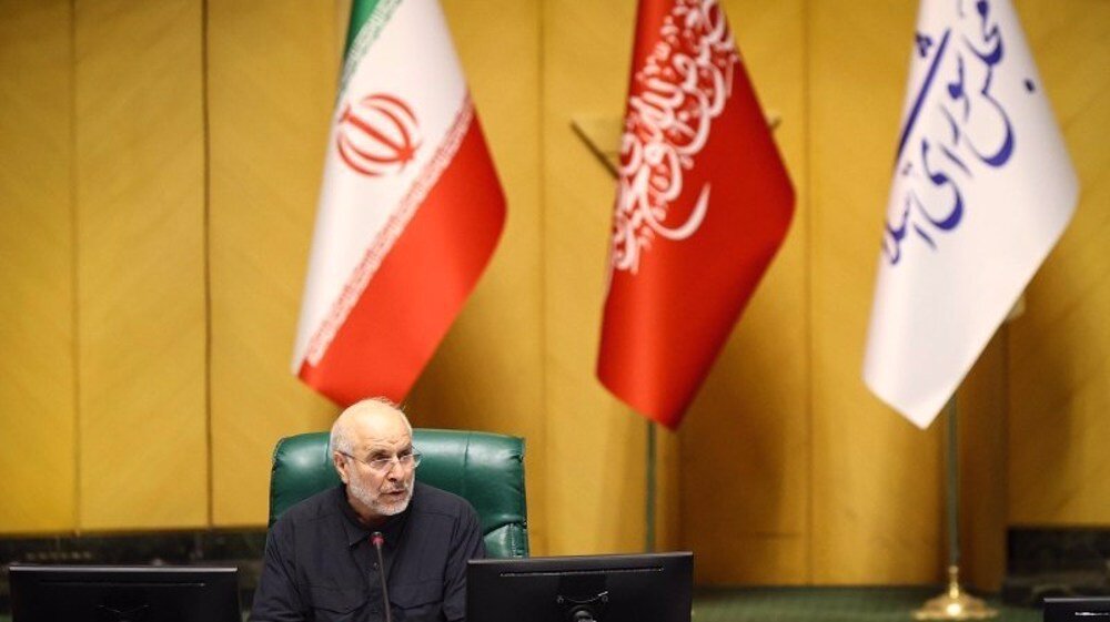 Iran’s Parliament Speaker exposes Israeli atrocities at UN Conference in Geneva