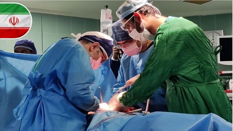 Skull reconstruction surgery using 3D printing technology performed in Iran