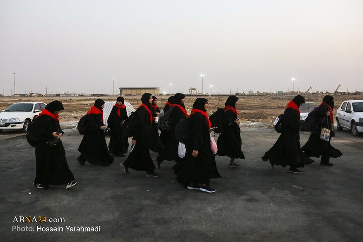 گزارش تصویری | عبور زائران اربعین حسینی از مرز شلمچه