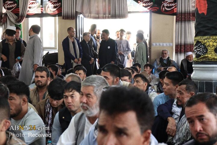 گزارش تصویری | برگزاری باشکوه مراسم اربعین حسینی در مسجد رسول اکرم(ص) غرب کابل با حضور پررنگ ورزشکاران