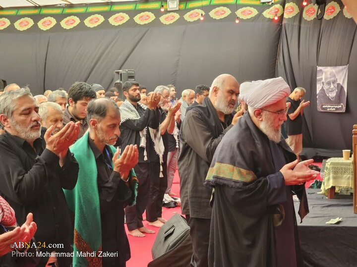 گزارش تصویری | حضور و سخنرانی دبیرکل مجمع جهانی اهل‌بیت(ع) در موکب محسنین در کربلا