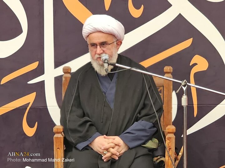 گزارش تصویری | حضور و سخنرانی دبیرکل مجمع جهانی اهل‌بیت(ع) در موکب محسنین در کربلا