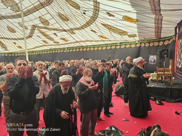 گزارش تصویری | حضور و سخنرانی دبیرکل مجمع جهانی اهل‌بیت(ع) در موکب محسنین در کربلا