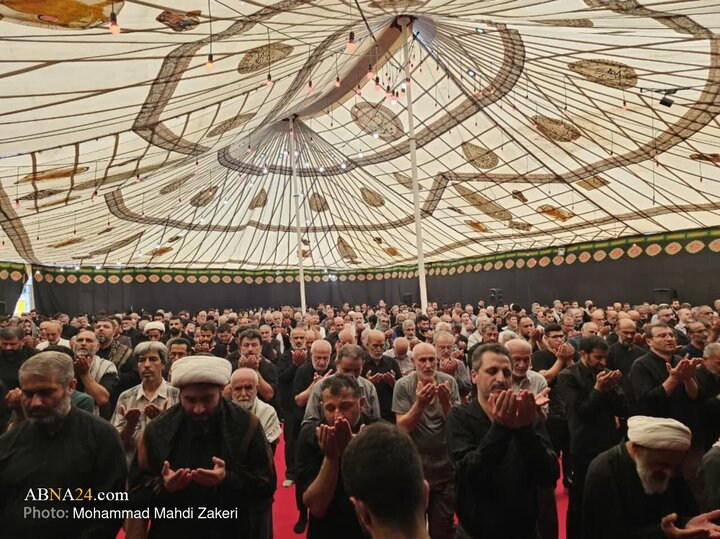 گزارش تصویری | حضور و سخنرانی دبیرکل مجمع جهانی اهل‌بیت(ع) در موکب محسنین در کربلا