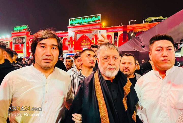 گزارش تصویری | حضور رهبر حزب وحدت اسلامی افغانستان در کربلا