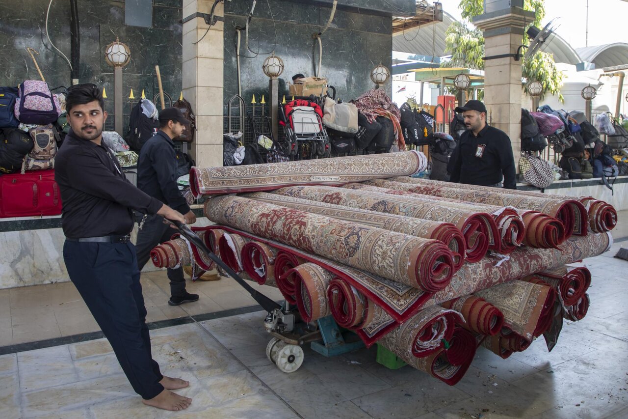 Cleaning campaign after Arbaeen in area of Bayn Al-Haramayn (+Photos)