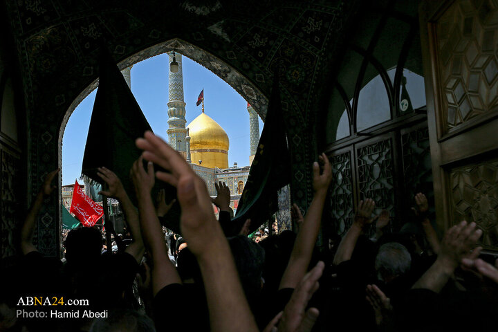 مراسم عزاداری ۲۸ صفر در حرم حضرت فاطمه معصومه (س)