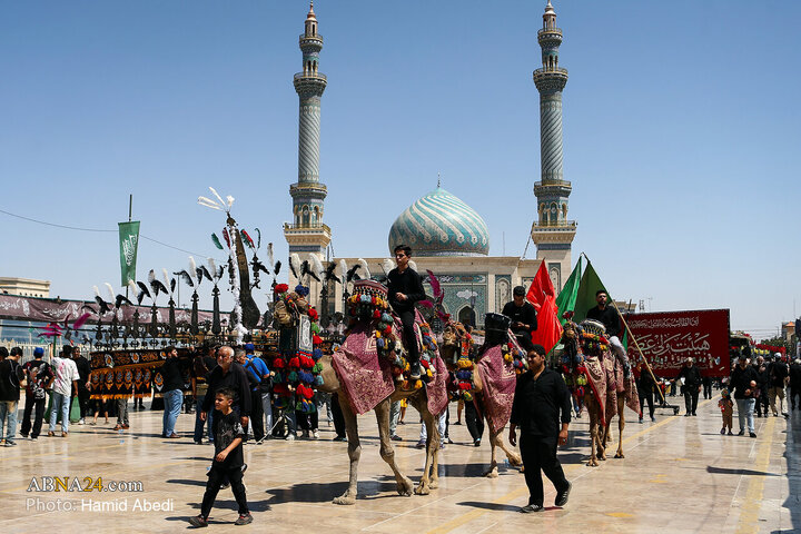 مراسم عزاداری ۲۸ صفر در حرم حضرت فاطمه معصومه (س)