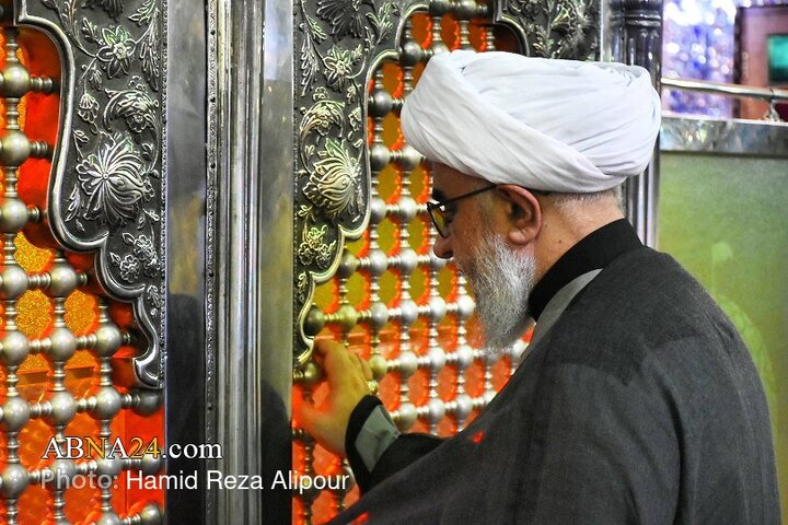 حضور  دبیرکل مجمع جهانی اهل‌بیت‌(ع) در آستان مقدس سید جلال‌الدین اشرف (ع)