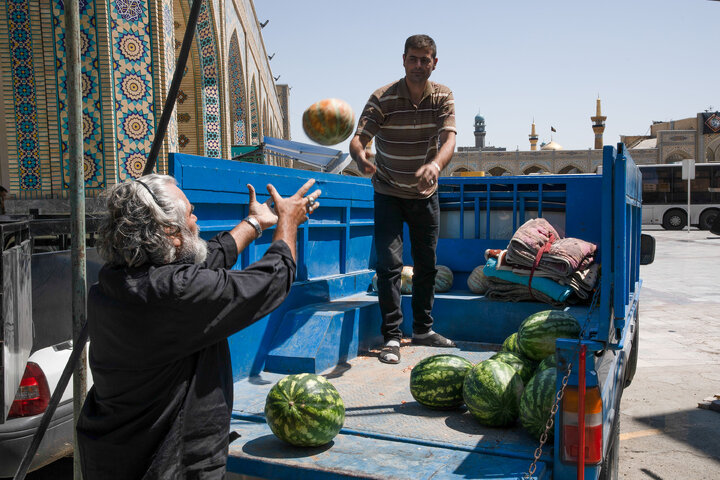 Photos: Preparations underway for service tents in Mashhad during final days of Safar