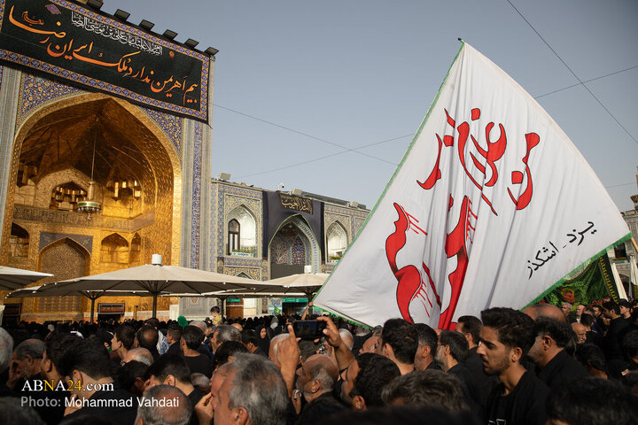 گزارش تصویری | عزاداری شهادت امام رضا (ع) در مشهد مقدس _ ۱