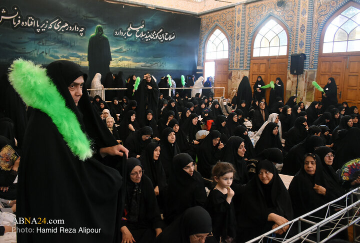 مراسم عزاداری سالروز شهادت امام رضا(ع) در جوار بارگاه حضرت فاطمه اخری(س)