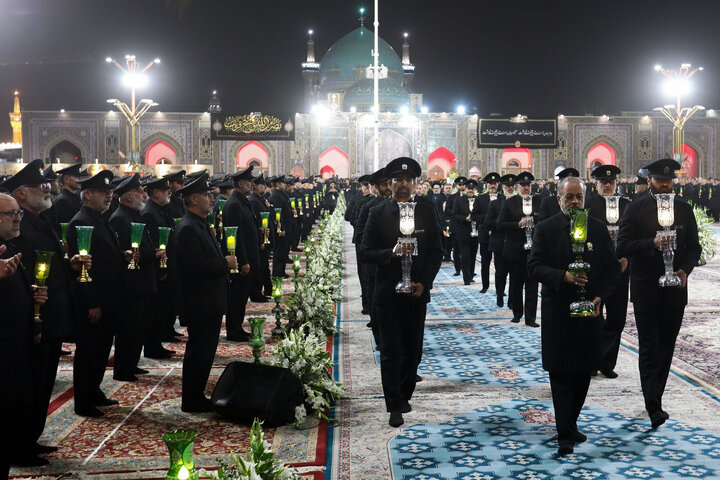 Photos (2): Khotbeh-Khani ceremony held at shrine on eve of Imam Reza’s martyrdom