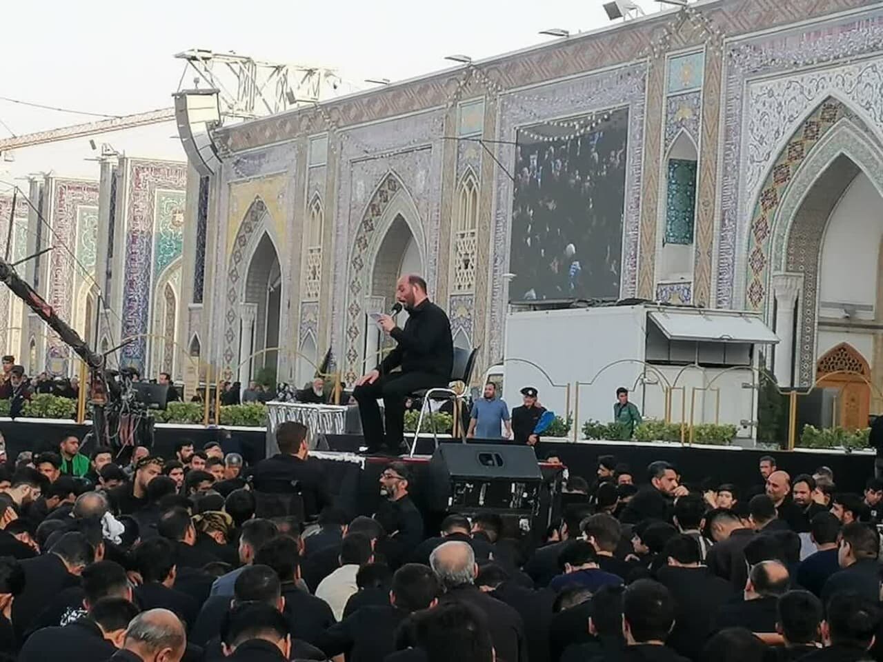 Traditional “Chaharpayeh-khani” ritual held at Imam Reza Shrine