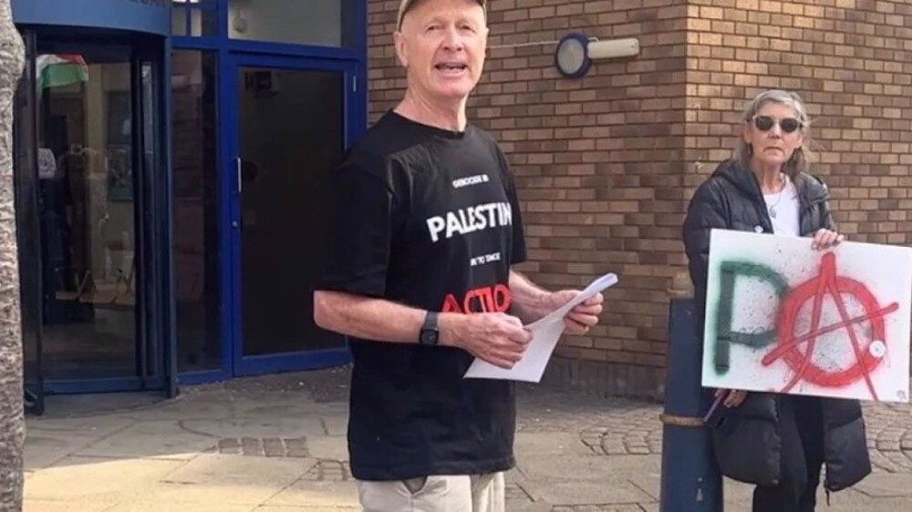 Scottish screenwriter arrested over pro-Palestine T-shirt in Edinburgh
