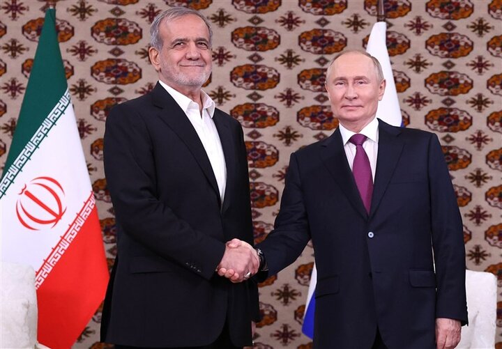 پوتین با دکتر پزشکیان در چین دیدار می‌کند