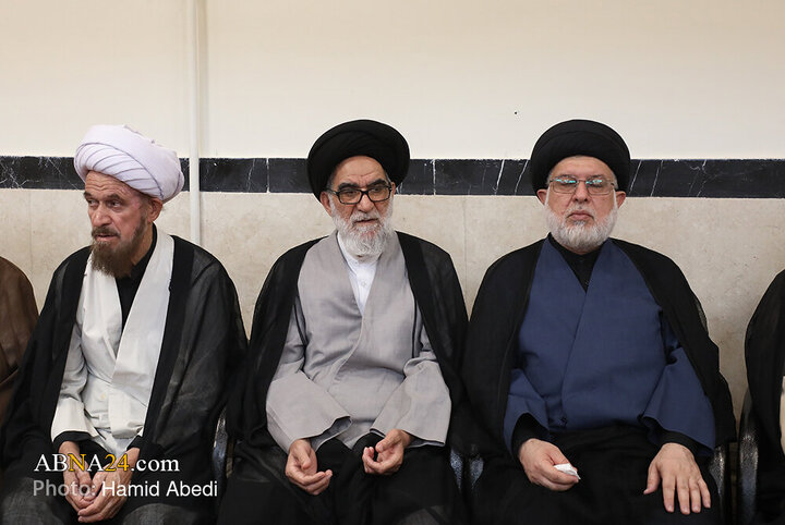 مراسم عزاداری روز شهادت امام حسن عسکری(ع) با حضور آیت الله العظمی مکارم شیرازی