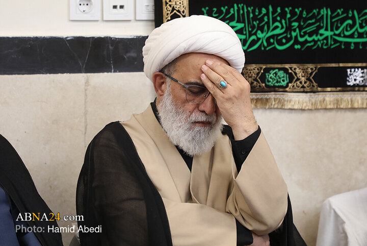 مراسم عزاداری روز شهادت امام حسن عسکری(ع) با حضور آیت الله العظمی مکارم شیرازی