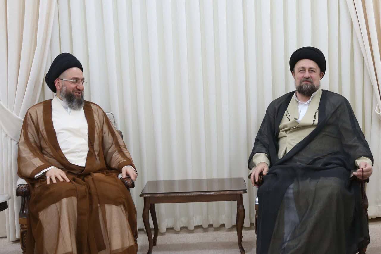 حکیم در دیدار با سید حسن خمینی: ایران سنگر خط مقدم جهان اسلام در برابر رژیم صهیونیستی است