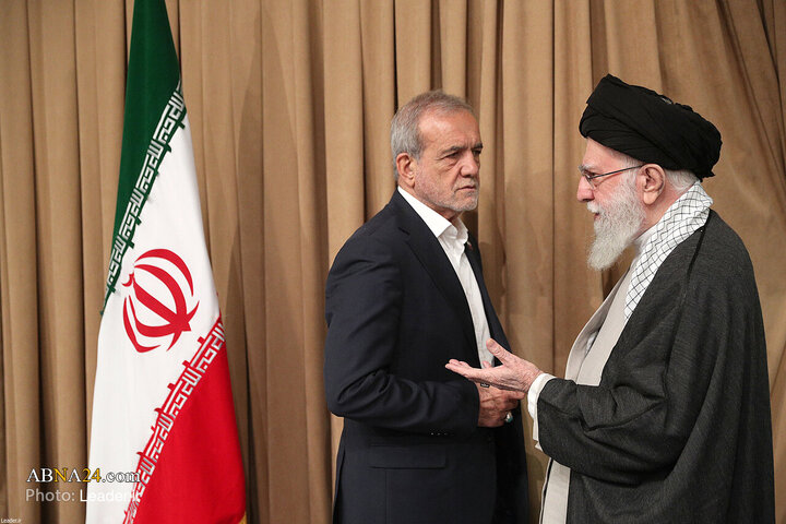 گزارش تصویری| دیدار رئیس‌جمهور و اعضای هیئت دولت با رهبر معظم انقلاب