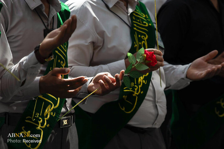 عطر میلاد پیامبر(ص) و امام صادق (ع) در حریم سقای کربلا