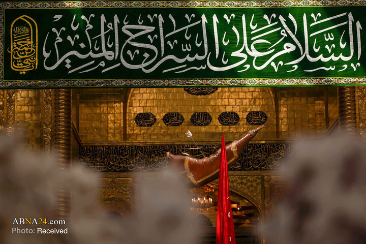 عطر میلاد پیامبر(ص) و امام صادق (ع) در حریم سقای کربلا