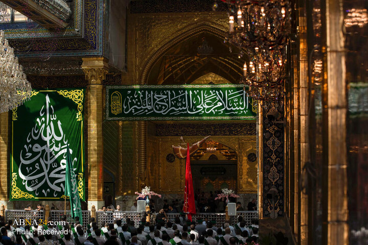 عطر میلاد پیامبر(ص) و امام صادق (ع) در حریم سقای کربلا