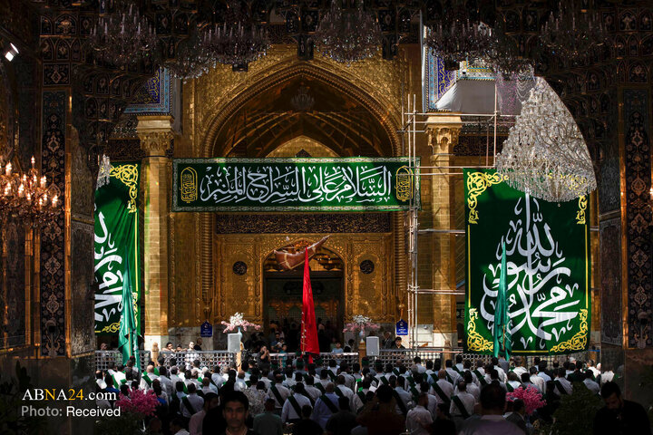 گزارش تصویری | عطر میلاد پیامبر(ص) و امام صادق (ع) در حریم سقای کربلا